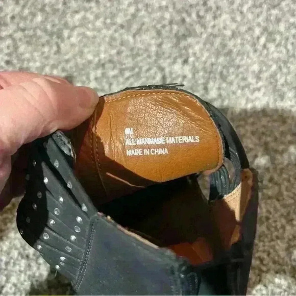 DOLCE by Mojo Moxy Womens ZR5L Almond Toe Ankle Boots & Booties, Black, Size 6 - Picture 10 of 11